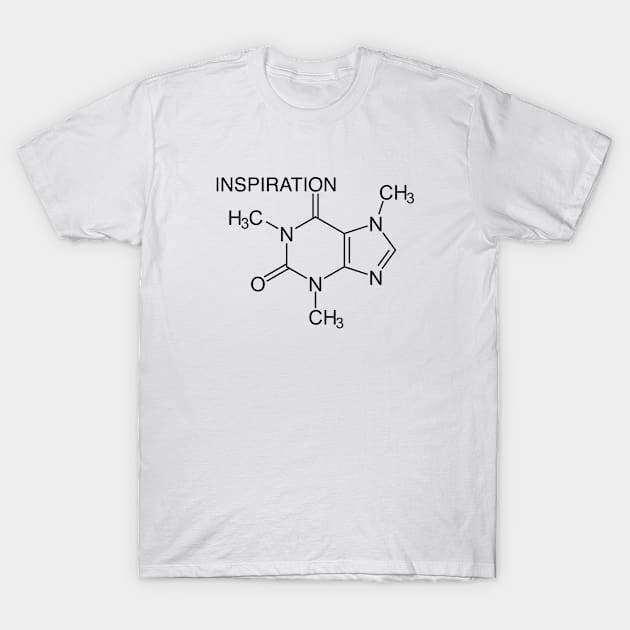 caffeine inspiration T-Shirt by pholange